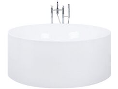 Kylpyamme vapaasti seisova valkoinen ⌀ 140 cm IBIZA
