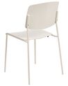 Set of 4 Dining Chairs Beige ASTORIA_868264