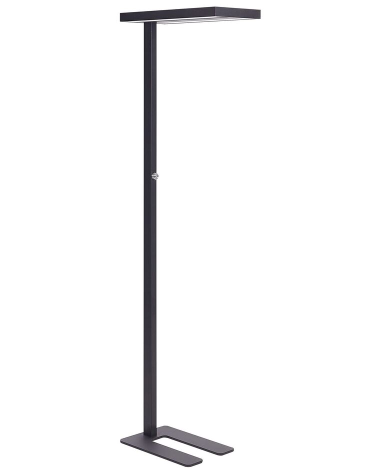 Lámpara de pie LED de metal negro 197 cm TAURUS_869656