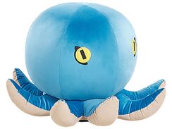 Eläinjakkara sametti sininen ⌀ 55 cm OCTOPUS