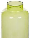 Bloemenvaas groen glas 33 cm MAKHANI_823687