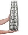 Vaso decorativo em metal prateado 47 cm SUKHOTHAI_870284