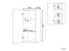 3- Shelf Wall Mounted Bathroom Cabinet White BILBAO_774291