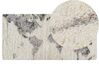 Tapis blanc et gris 80 x 150 cm SEVAN_854824