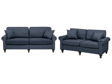 Fabric Sofa Set Dark Grey OTRA II