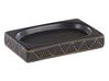 Ceramic 5-Piece Bathroom Accessories Set Black LANCO_788537