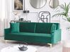 Velvet Sofa Bed Green LUCAN_810460
