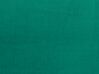 Schlafsofa 2-Sitzer Samtstoff grün silberne Metallbeine verstellbar YORK_764687