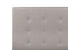 Letto matrimoniale tessuto grigio chiaro 140 x 200 cm LA ROCHELLE_917175