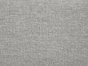 Cama continental gris claro/plateado 180 x 200 cm MINISTER_873583