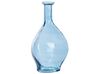 Bloemenvaas lichtblauw glas 28 cm PAKORA_823744