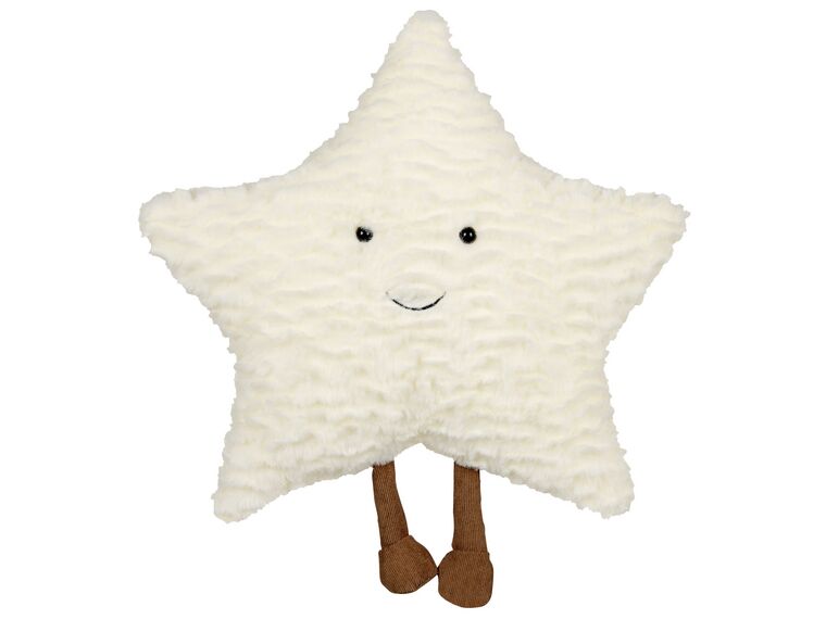 Decorative Kids Cushion Star 40 x 40 cm White STARFRUIT_879457