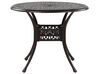 Barna alumínium kerek asztal ⌀ 90 cm ANCONA_765300