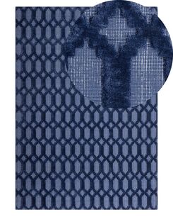 Matto viskoosi laivastonsininen 140 x 200 cm CIZRE Matto viskoosi laivastonsininen 140 x 200 cm CIZRE