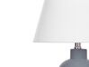 Keramisk bordlampe grå FABILOS_878686