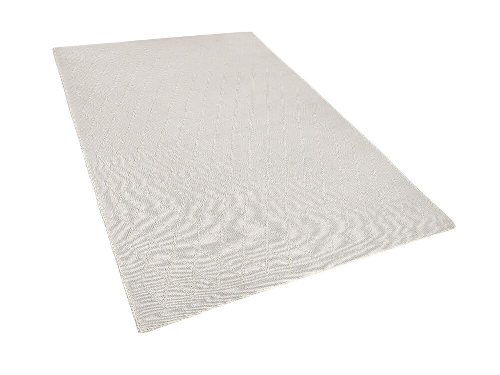 Area Rug 160 x 230 cm OffWhite ERZIN Beliani.co.uk