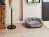 Linen Pet Bed 65 x 50 cm Grey CANDIR_783445