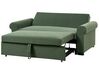 Zöld kárpitozott kanapéágy SILDA_902551