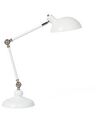 Lámpara de mesa de metal blanco/plateado 80 cm MERAMEC_551418