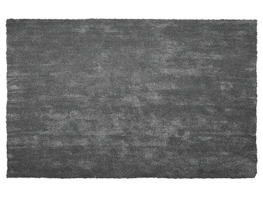 Vloerkleed polyester donkergrijs 200 x 300 cm DEMRE