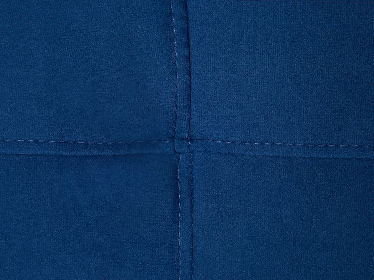 Set di 2 cuscini velluto blu 45 x 45 cm TALINUM Set di 2 cuscini velluto blu 45 x 45 cm TALINUM