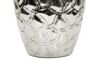 Vaso decorativo em alumínio prateado 33 cm INSHAS_765787