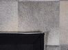 Kožený koberec 140 x 200 cm sivý ALACAM_688515