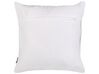 Set di 2 cuscini cotone macramè bianco 45 x 45 cm BAMIAN_904658