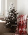 Frosted Christmas Tree Pre-Lit in Jute Bag 90 cm Green MALIGNE_913440