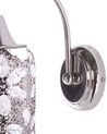 Set of 2 Wall Lamps Silver SYSOLA _837919