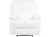 Faux Leather Manual Recliner Living Room Set White BERGEN_681579