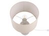 Lampa stołowa ceramiczna beżowa SALZA_790825