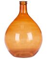Vase en verre 48 cm brun doré CHATNI_823719