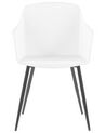 Sada 2 bílých  jídelních židlí FONDA_775259