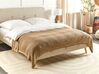 Cotton Bedspread 150 x 200 cm Light Brown ILEN_917800
