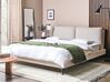 Manšestrová postel 180 x 200 cm světle béžová MELLE_882249