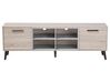 TV Stand Light Wood with Grey ALLOA_713063