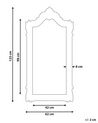 Wooden Wall Mirror 62 x 123 cm Light MABLY_899897