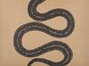 Sada 2 vankúšov s motívom hada 45 x 45 cm béžovo čierna MANORA_801397