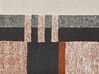 Teppich Baumwolle mehrfarbig 140 x 200 cm abstraktes Muster Kurzflor KAKINADA_817063