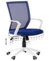 Swivel Desk Chair Blue RELIEF_756525