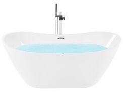 Poreamme vapaasti seisova LED-valot valkoinen 180 x 85 cm ANTIGUA