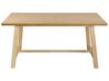 Mesa de comedor en madera clara 160 x 90 cm BARNES_897128