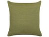 Set of 2 Linen Cushions 45 x 45 cm Green SAGINA_838513