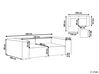 Soffa 2-sits modulär bouclé vit APRICA_908244
