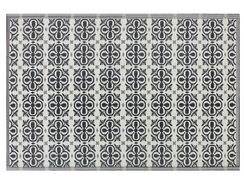 Ulkomatto musta/valkoinen 180x 270 cm NELLUR Ulkomatto musta/valkoinen 180x 270 cm NELLUR