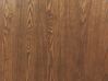 Mesa de jantar redonda cor de madeira escura ⌀ 120 cm ORIN_868131