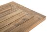 Záhradný stôl z akáciového dreva 170 x 80 cm svetlé drevo/biela SCANIA_867626