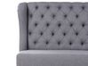 2 Seater Fabric Kitchen Sofa Grey TORSBY_793377
