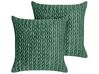 Set di 2 cuscini verde 45 x 45 cm ECLIPTA_902975